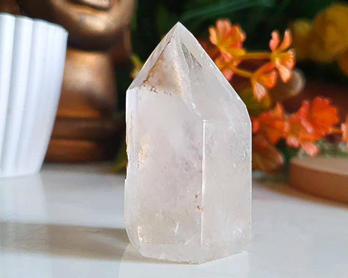 Ponta de  Quartzo Xamã 46g