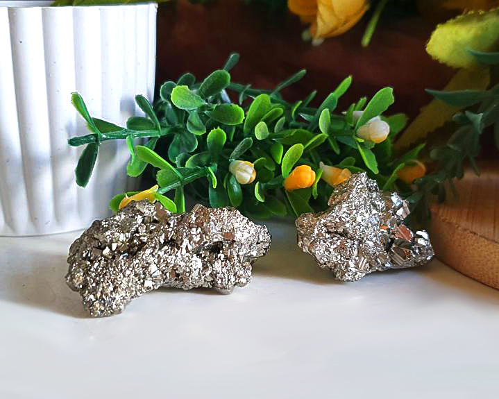 Kit de Pirita Cubica Cristalizada  2 Unidades 45g