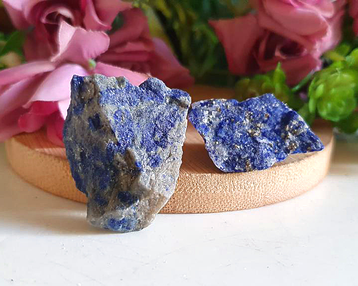 Kit de Lápis Lazúli Bruto  2 Unidades 28g