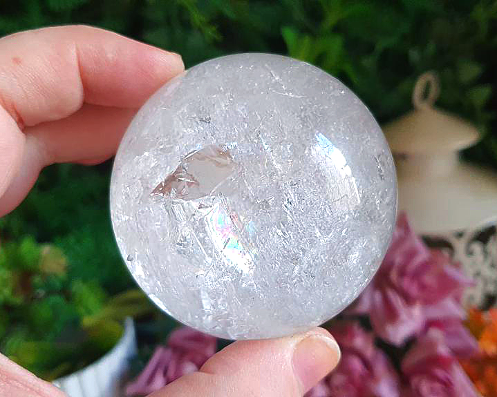 Esfera de Cristal com Arco-Íris 287g