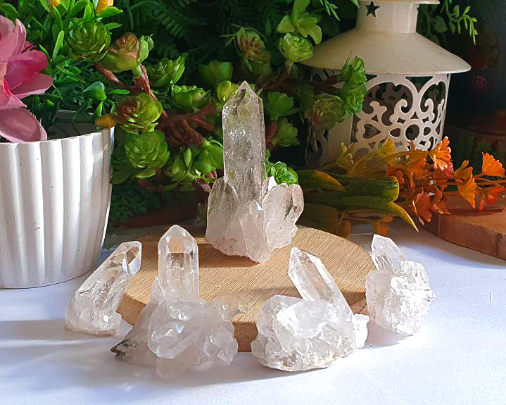 Kit  5 Mini Drusas de Cristal Especiais