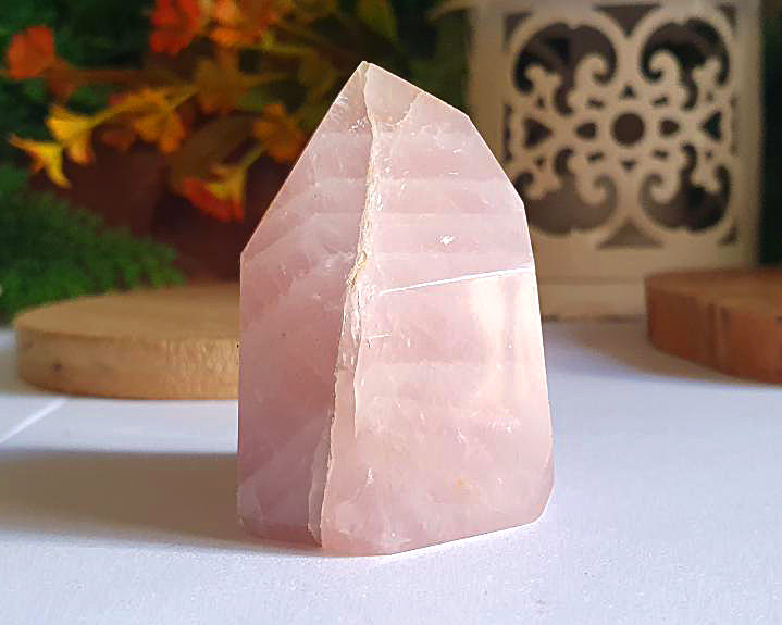 Ponta de Quartzo Rosa 73g