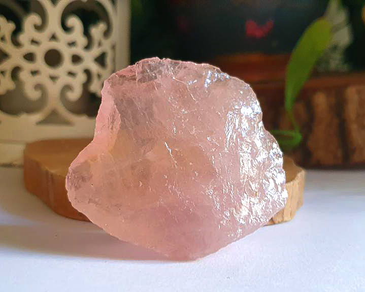 Quartzo Rosa Bruto Especial 53g