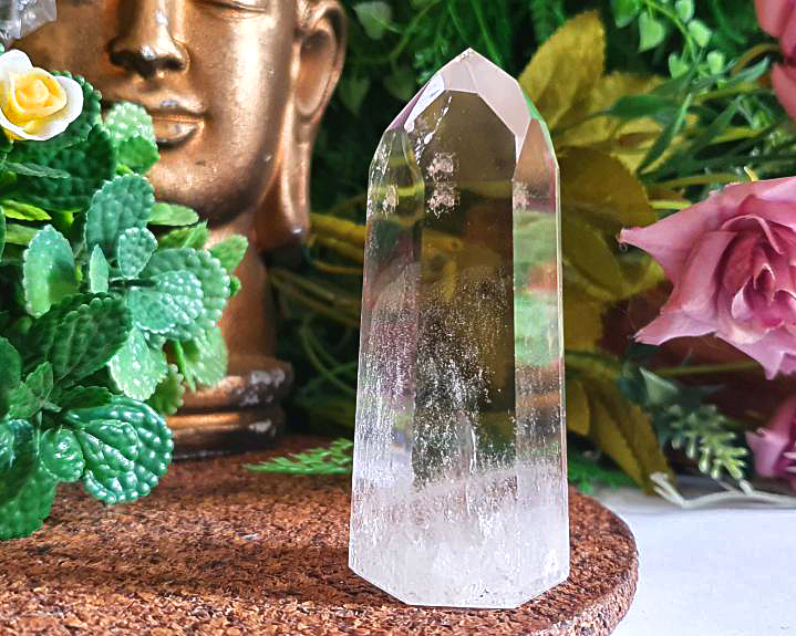 Cristal - Pontas e Obeliscos - Ponta de Cristal de Alta Pureza 122g 0