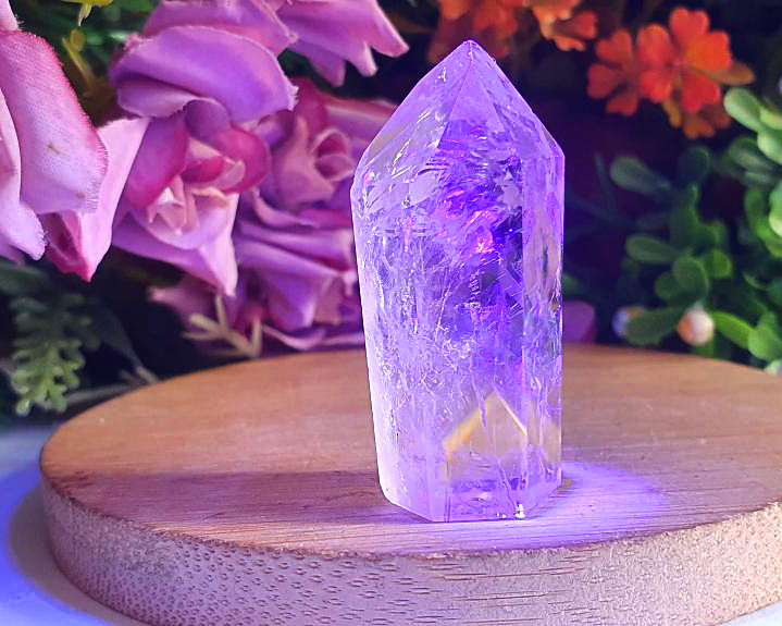 Ponta de Cristal Powelite (Brilha na Luz Negra UV) RARO 24g