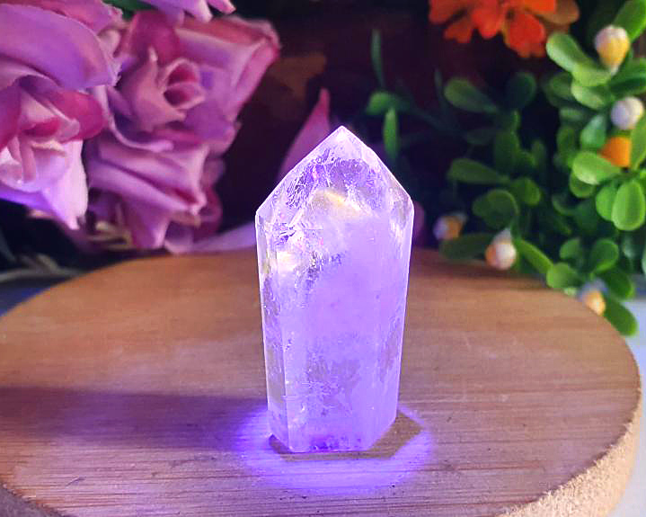 Ponta de Cristal Powelite (Brilha na Luz Negra UV) RARO 15g