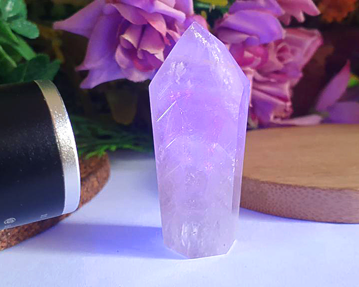 Ponta de Cristal Powelite (Brilha na Luz Negra UV) RARO  40g