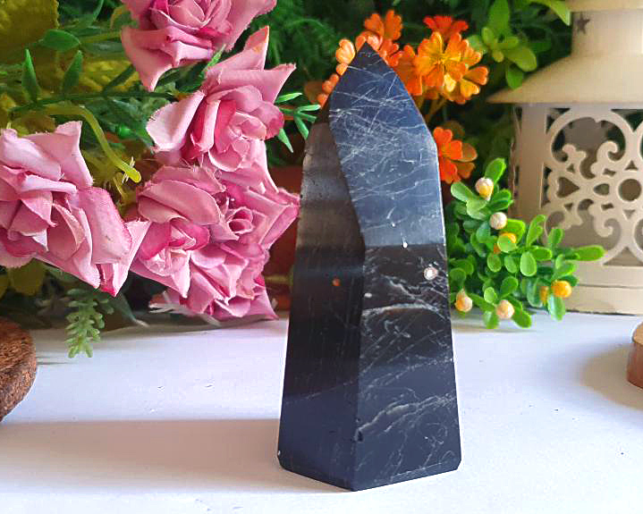 Ponta de Turmalina Negra 131g