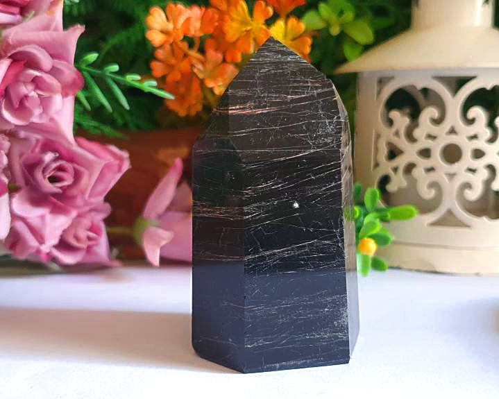 Ponta de Turmalina Negra 165g