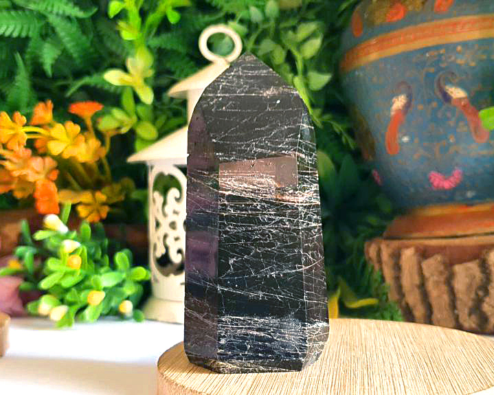 Ponta de Turmalina Negra 142g