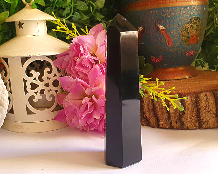 Ponta de Obsidiana Negra 99g