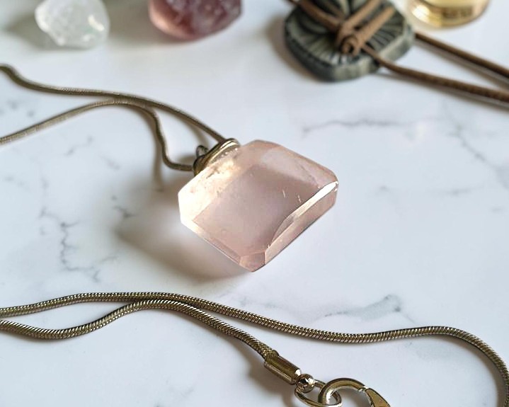 Colar de Quartzo Rosa Especial