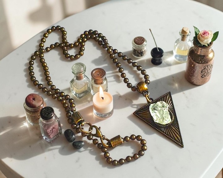 Colar de Topázio Azul