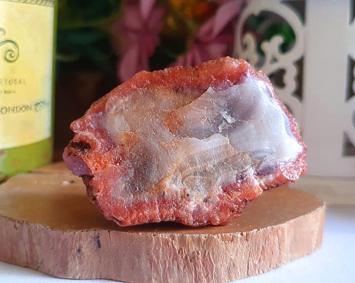 Ágata de Fogo Bruta 50g