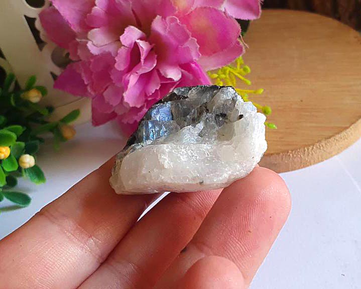 Pedra da Lua Bruta Iridescente  31g