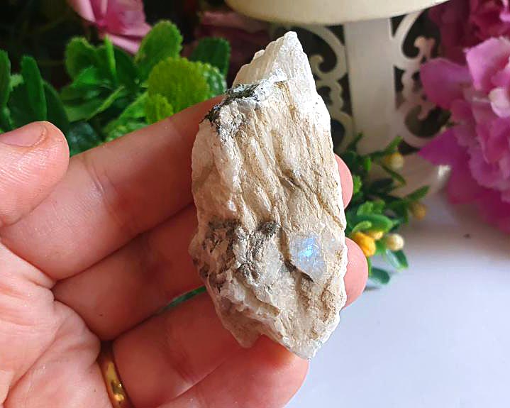 Pedra da Lua Bruta Iridescente 35g