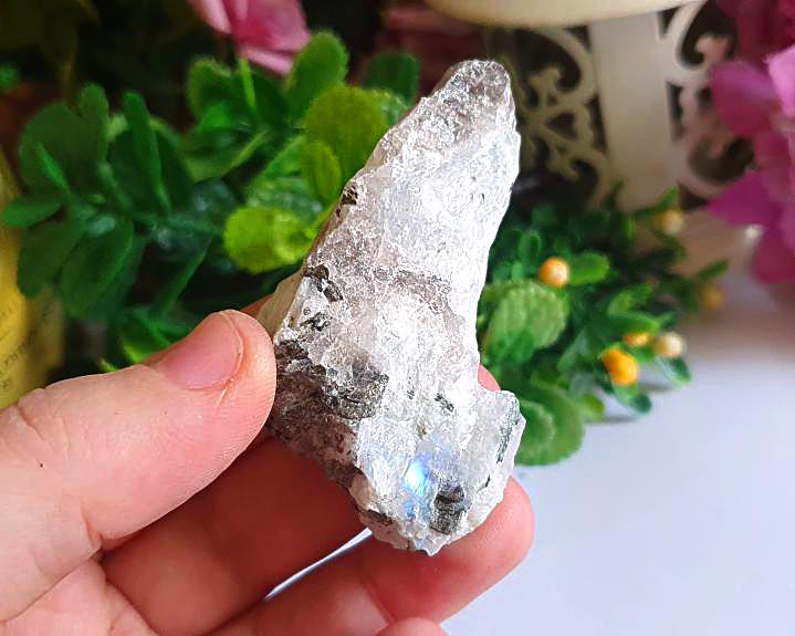 Pedra da Lua Bruta Iridescente  38g