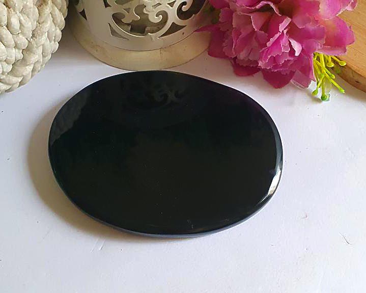 Espelho de Obsidiana Negra 157g