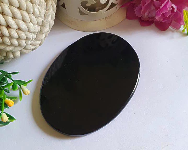 Espelho de Obsidiana Negra 98g