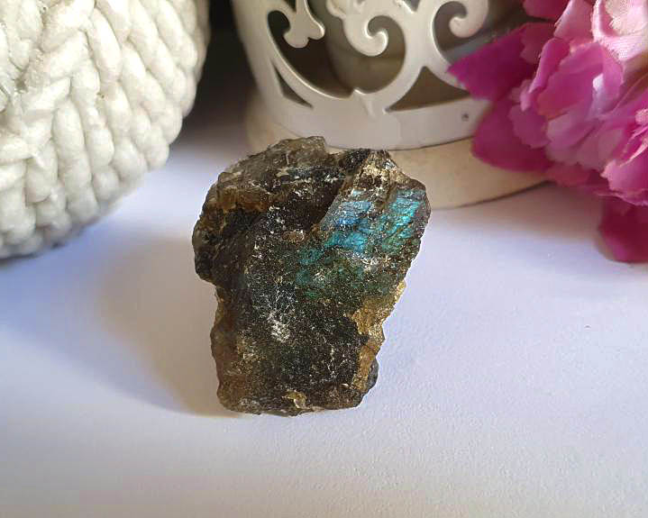 Labradorita Bruta Iridescente 19g