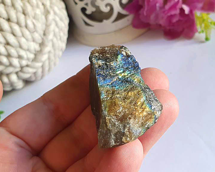 Labradorita Bruta Iridescente 30g