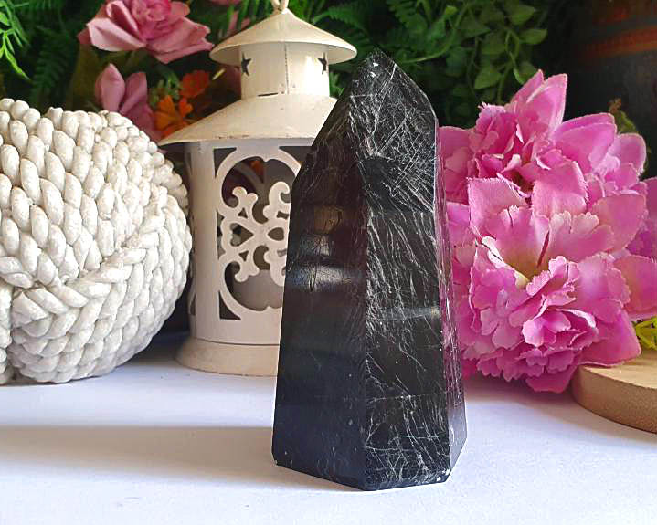 Ponta de Turmalina Negra 143g