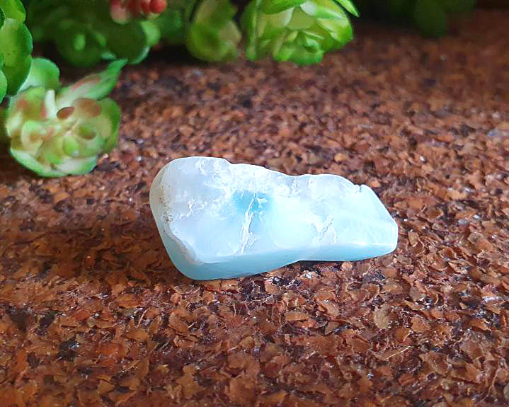 Larimar Cristalizada Polida 4g