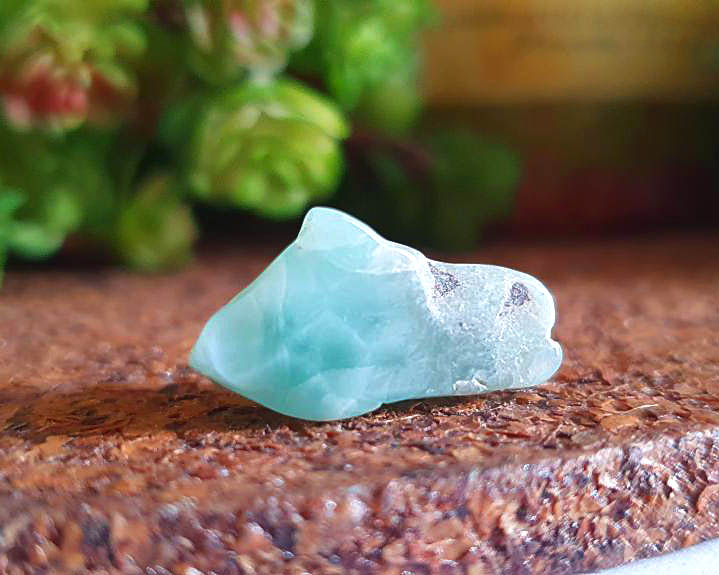 Larimar Cristalizada Polida 4g