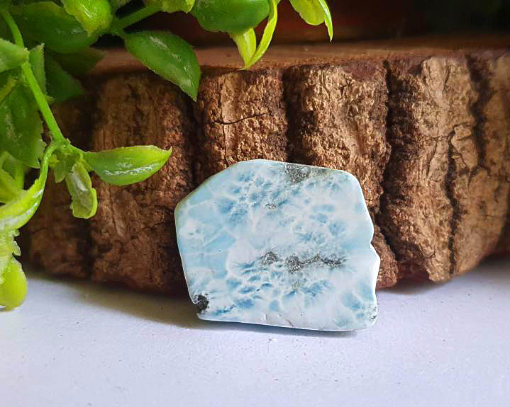 Larimar Cristalizada Polida 8g