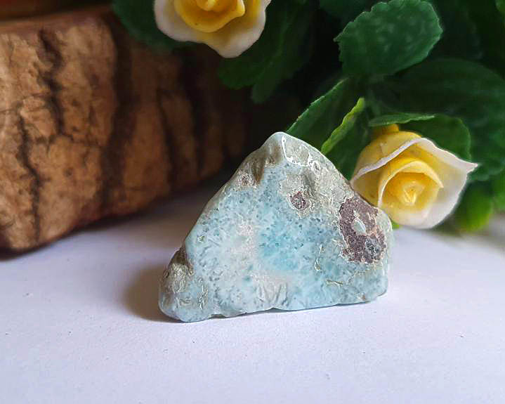 Larimar Cristalizada Polida 8g