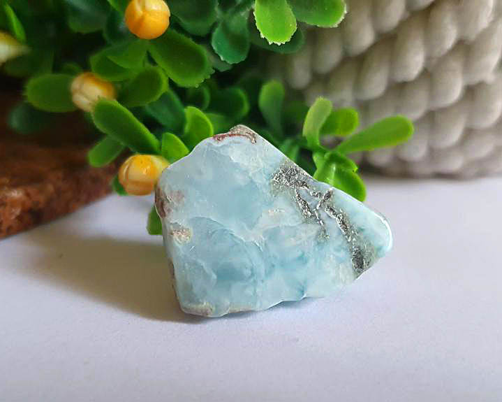 Larimar Cristalizada Polida 8g