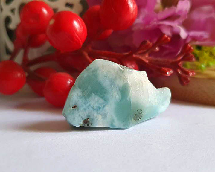 Larimar Cristalizada Polida 9g