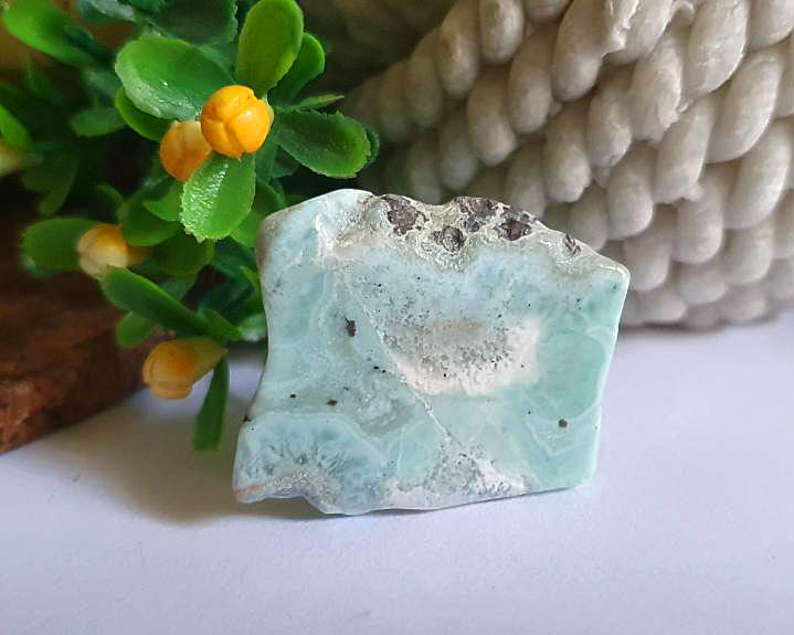 Larimar Cristalizada Polida 10g