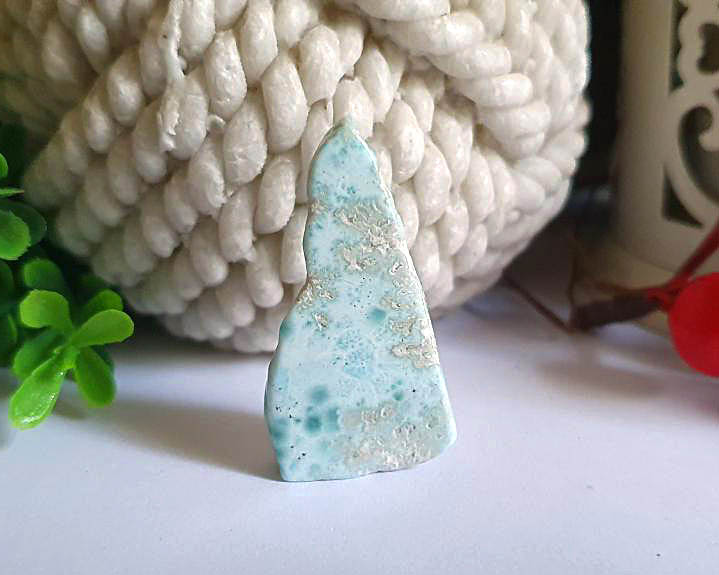 Larimar Cristalizada Polida 10g