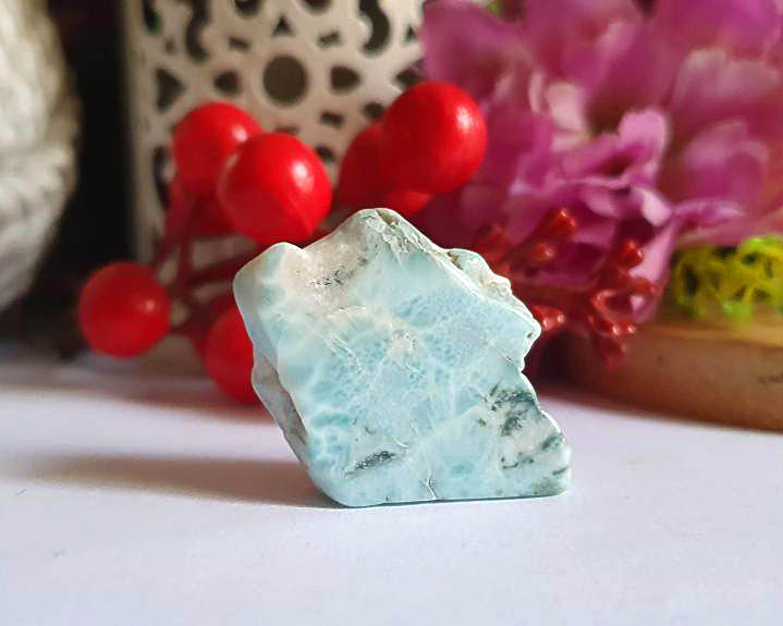 Larimar Cristalizada Polida 10g