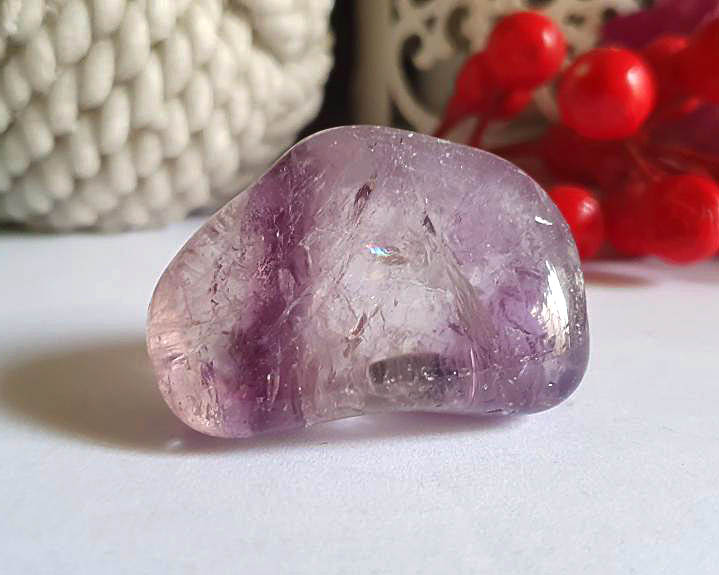 Ametista Fantasma Polida 50g