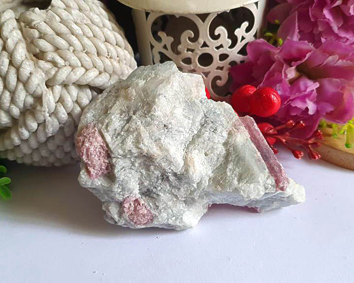 Turmalina Rosa com Água Marinha 249
