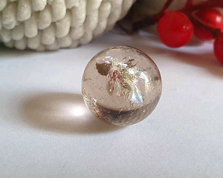 Esfera  de Quartzo Fumê 12g