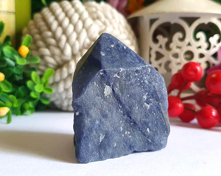 Ponta de Quartzo Azul  111g