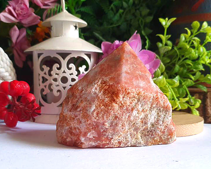 Ponta de Calcita Laranja 391g