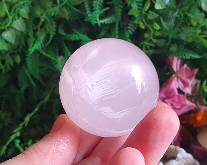Esfera de Quartzo Rosa 125g