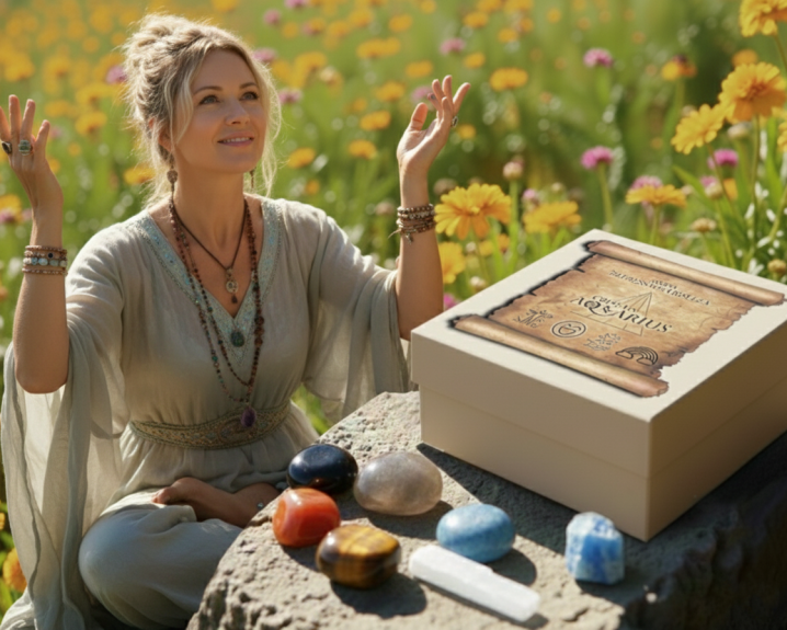 Caixa Pedras Contra Depressão e Tristeza