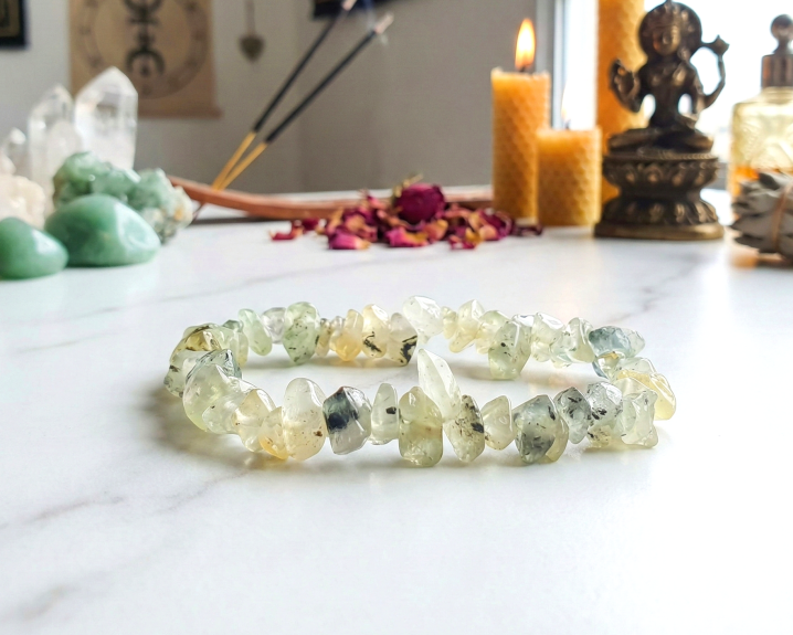 Pulseira de Prehnita