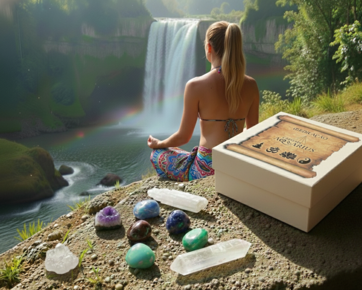 Caixa Pedras de Medita&ccedil;&atilde;o