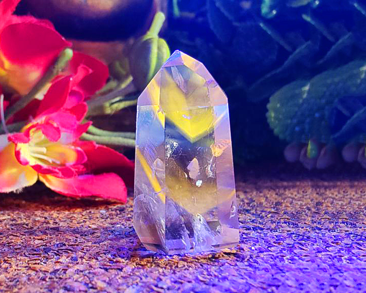 Ponta de Cristal Powelite (Brilha na Luz Negra UV) RARO 20g