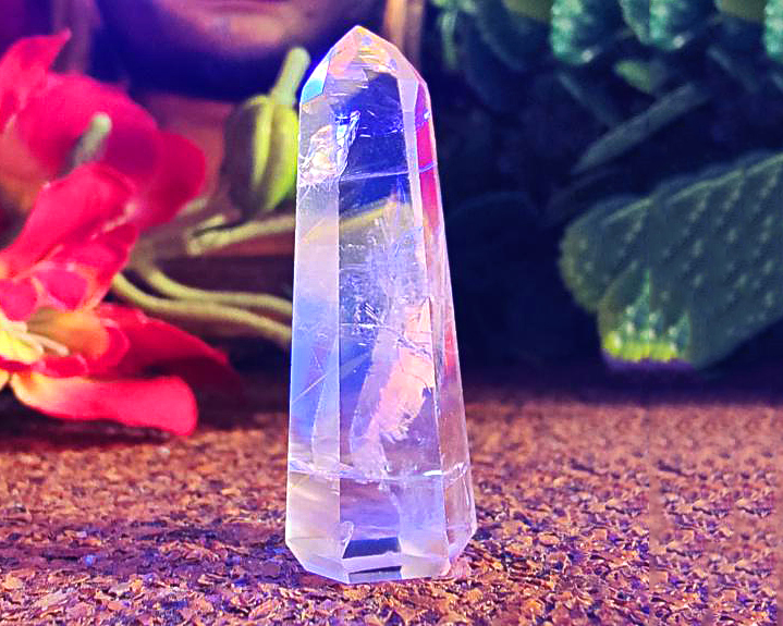 Ponta de Cristal Powelite (Brilha na Luz Negra UV) RARO  12g