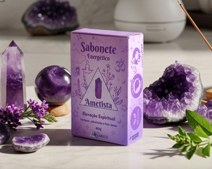 Sabonete de Ametista (Elevação Espiritual)