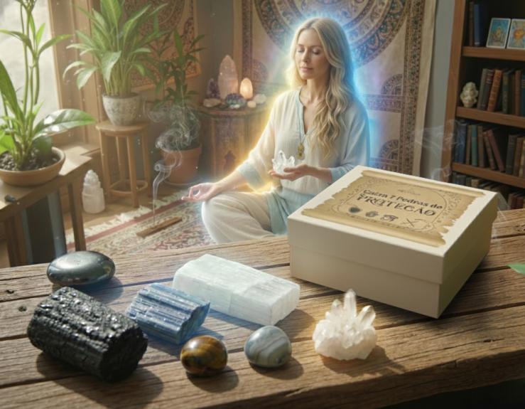 Mistas - Diversos - Caixa 7 Pedras de Prote&ccedil;&atilde;o 0