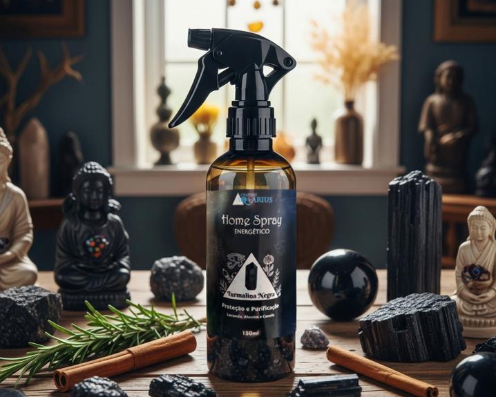 Home Spray Proteção Espiritual com Turmalina Negra 150 ml