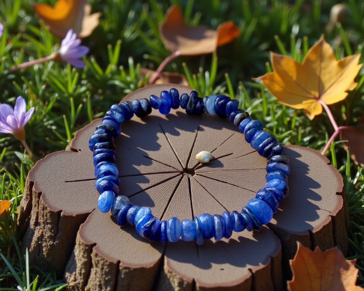 Pulseira de Cianita Azul Especial